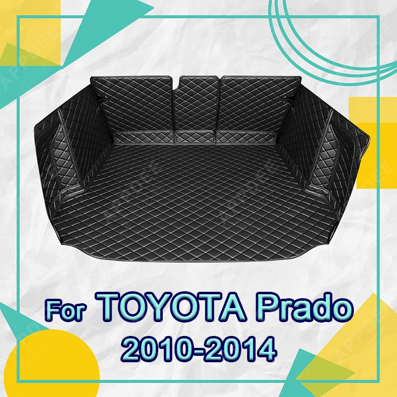 

Auto Full Coverage Trunk Mat For Toyota Prado 7-Seat 2010-2014 13 12 11 Car Boot Cover Pad Interior Protector Accessories