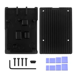 Premium Aluminum Alloy Cooling Enclosure with Silicone Heatsinks (Aluminum Case)