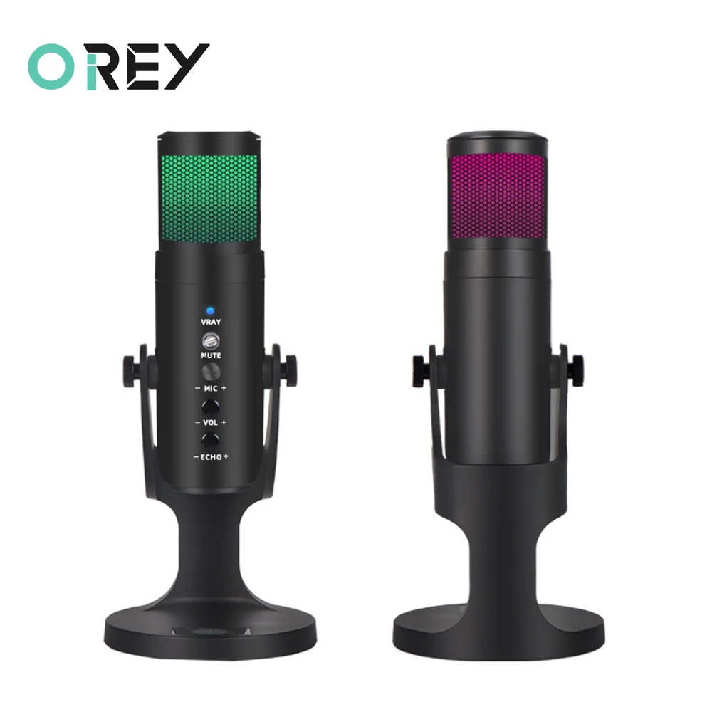 Металлический USB конденсаторный микрофон для ноутбука ПК компьютера пения игр