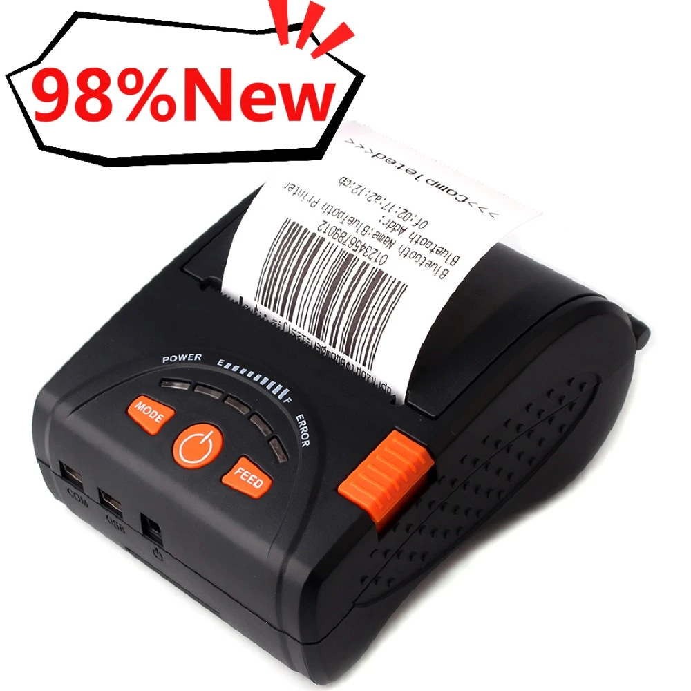 MUNBYN IMP001 Portable 58mm Bluetooth Thermal Receipt Printer USB Mini