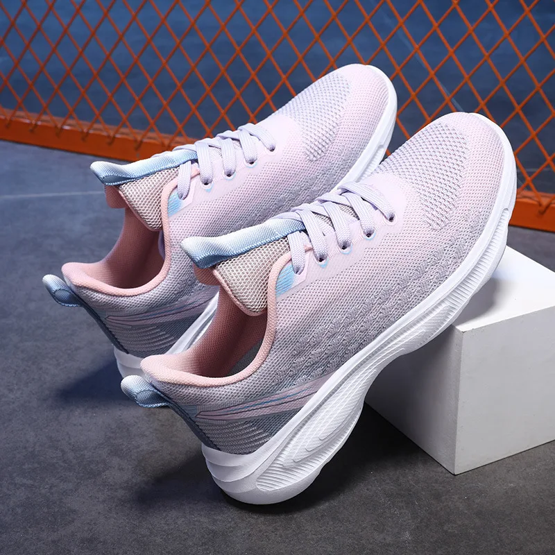 2023 Summer Fashion Mesh Breathable Sneakers Women Platform Casual Sport Shoes Women Comfort Running Shoes Women Shoes