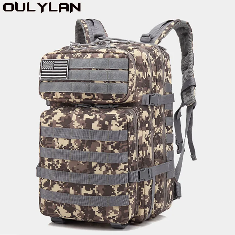 

Oulylan 3P Backpack Camping Multifunction Attack Tactics Man Bags Backpack Travel Riding Casual Sports Equipment Backpack Bag