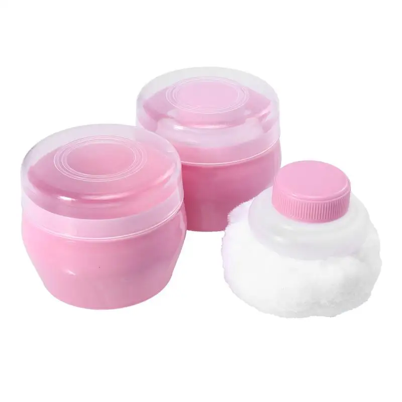 Powder Puff Sponge Body Talcum Plush Toddler Dispenser Case Box Container Beauty Applicator Cosmetic Cream Face