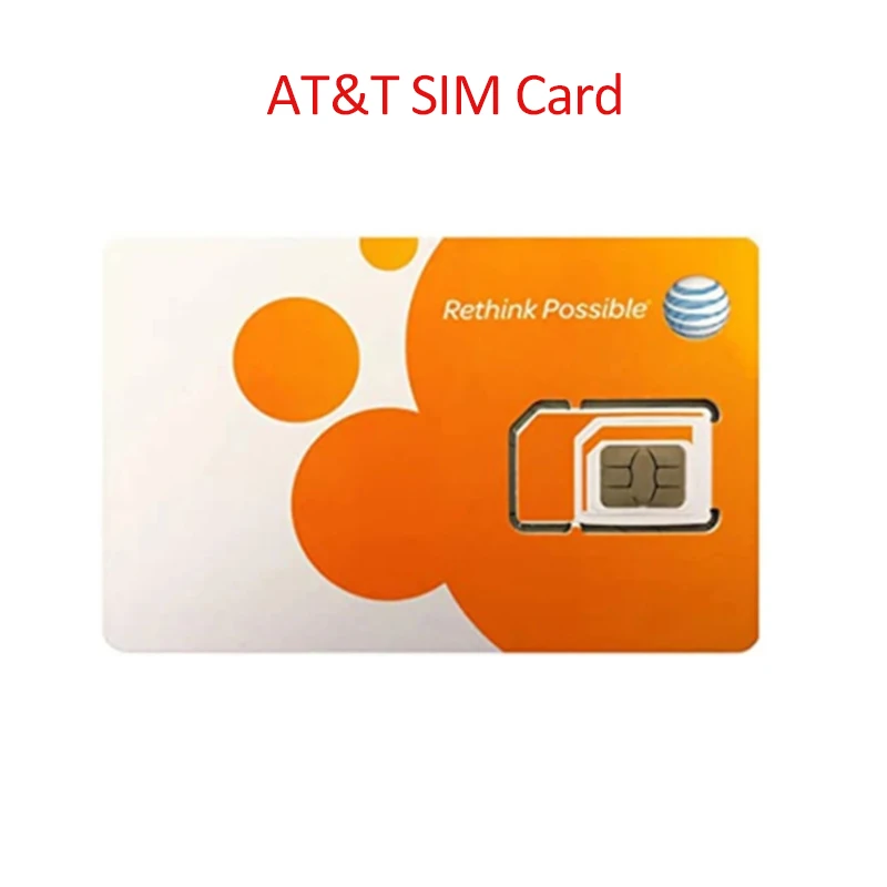 Scheda Sim At&T, Compatibile Con Prepagato (Gophone) E Servizio Cellulare At&T Postpagato (Universale, Triplo Taglio 3-In-1)