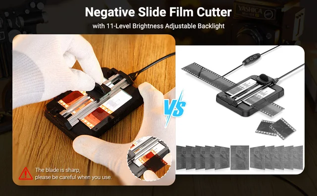 Apripellicola JJC Per Caricatori 35mm - Strumento In Metallo Per Camera Oscura