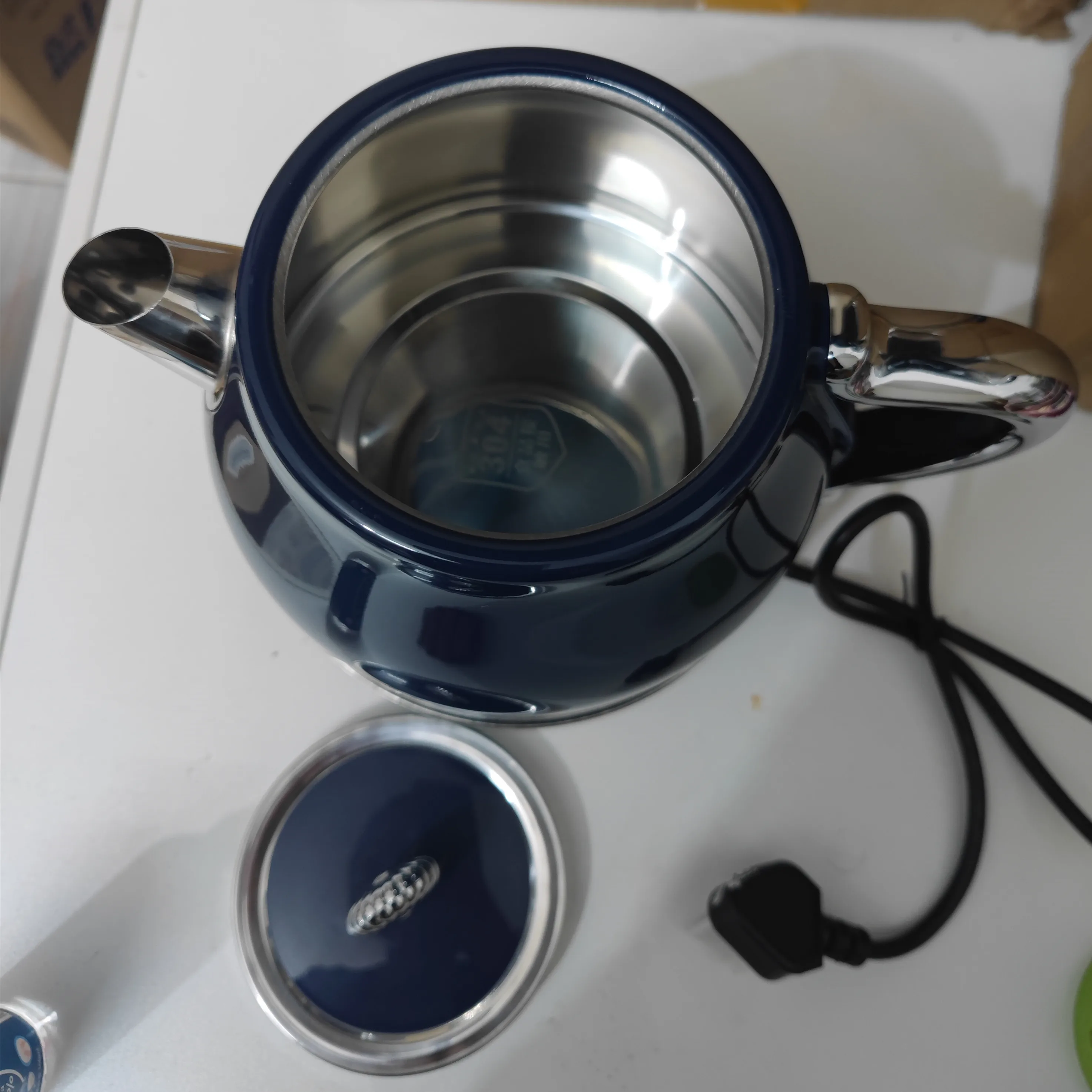 1500ML Home Electric Kettle Split Design Fast Water Boiling Pot Stainless Steel Inner 220V 5