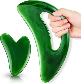 Set di strumenti per massaggio Guasha per il corpo Grande scheda Gua Sha Strumenti per massaggio raschiante muscolare Strumenti per agopuntura spa anticellulite facciale 1