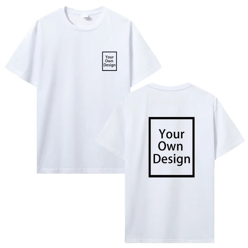 Cotton Customized Print Short Sleeve T Shirt Tops Tees Your Like Photo Or...