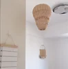 Wall Hanging Decor Handmade Nordic Photograph Prop for Kids Room Kindergarten Nursery Rattan Hot Air Balloon Decor Hand-woven 5