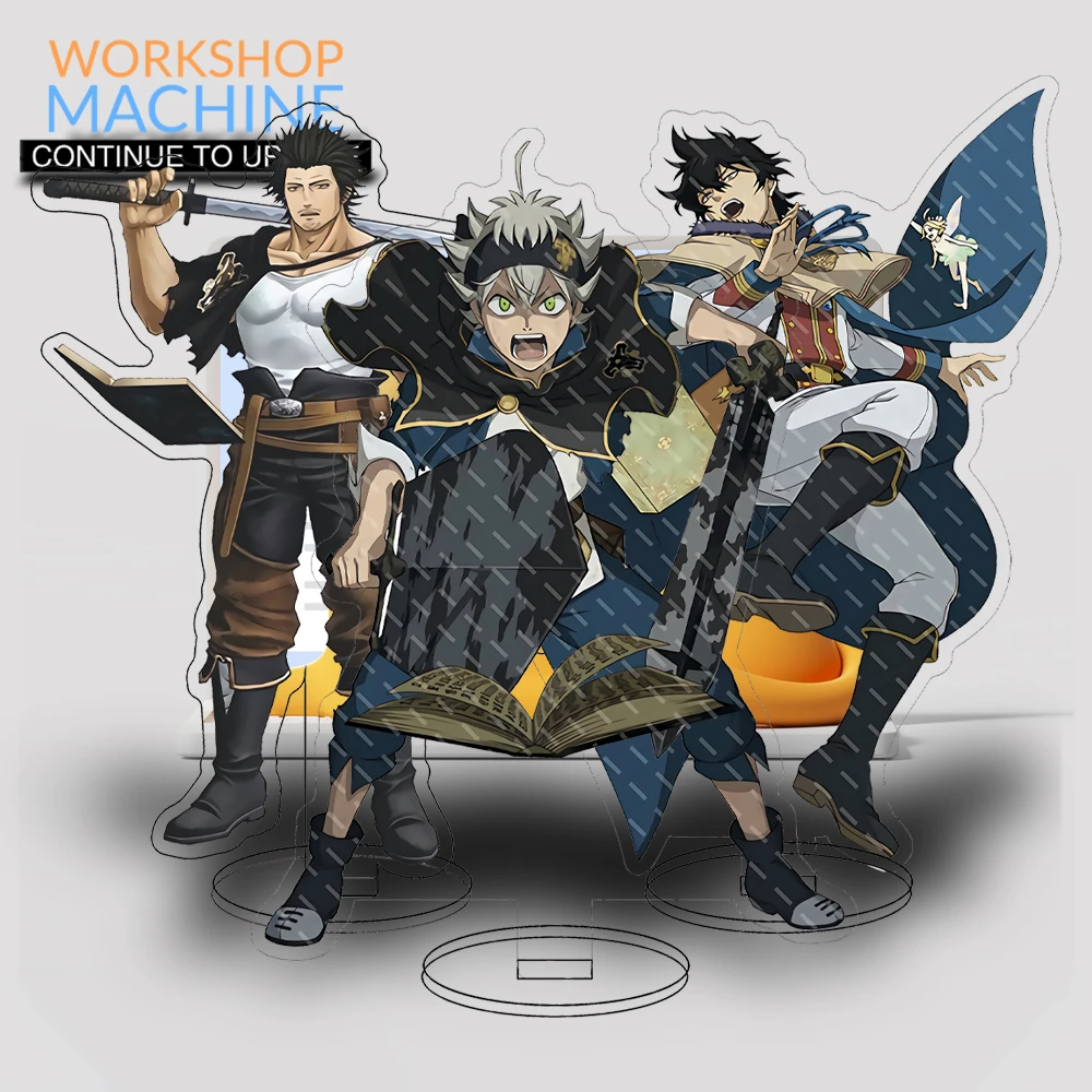 Black Clover Anime Characters Acrylic Display Stand Model Writing Desk  Collection Props Room Ornaments Gift Couple Doll Collect|Key Chains| -  AliExpress