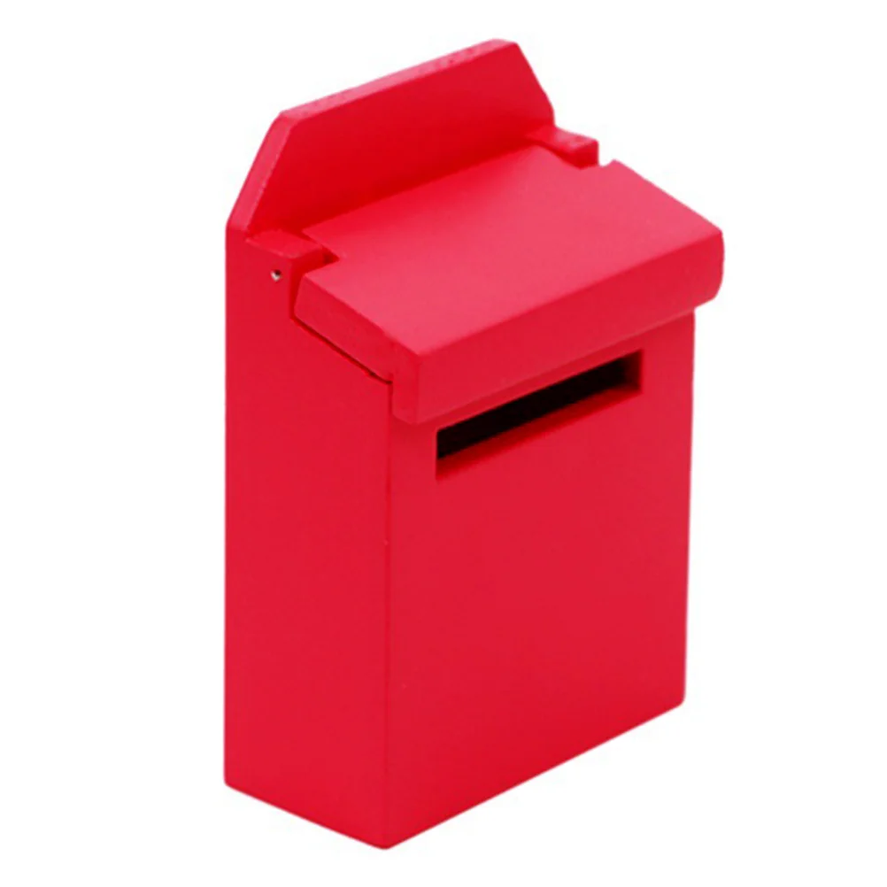 

Postbox Play Toy Mailbox Mini Red Miniature Model Micro Scene House Furniture Decor