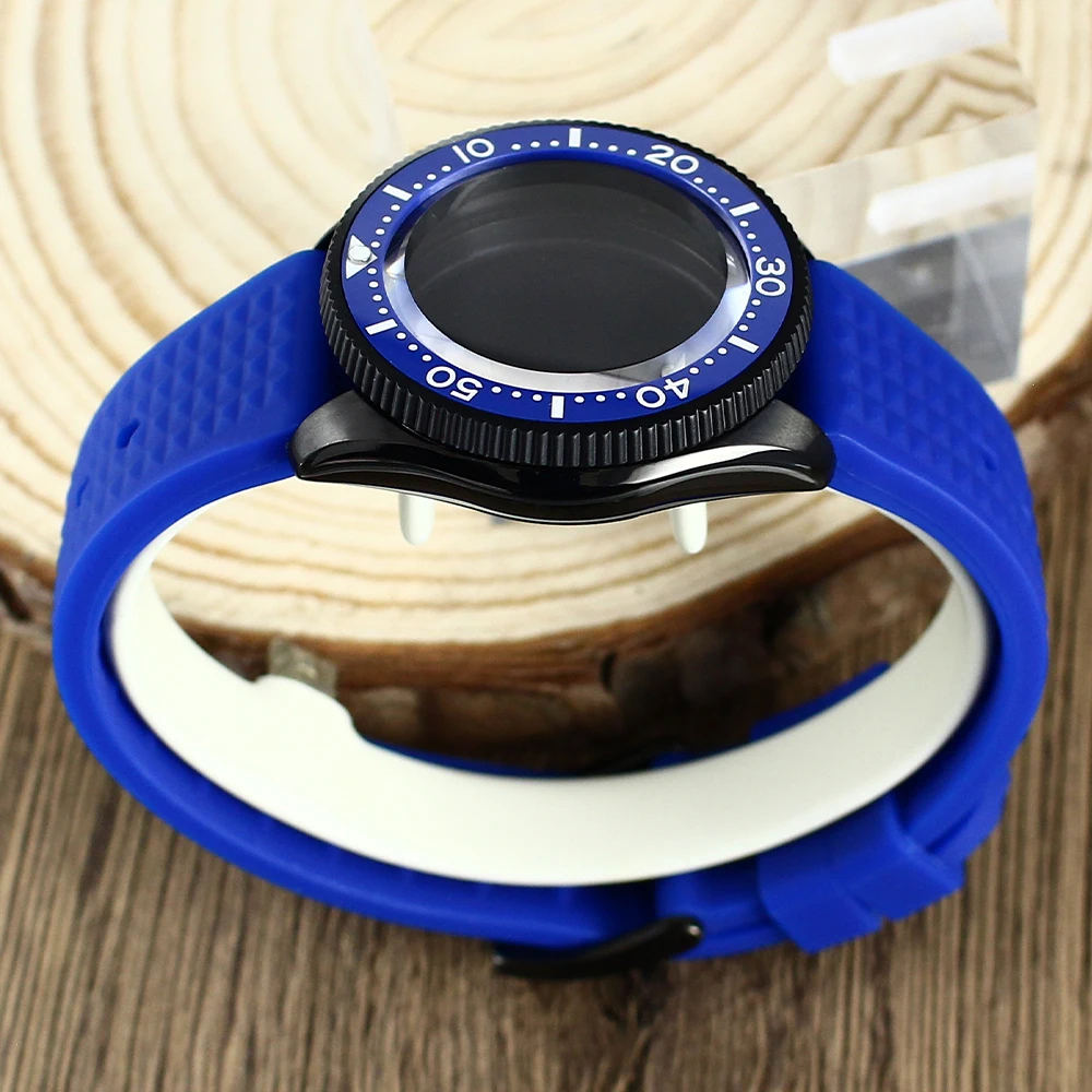 38mm silbrig 3,8 Krone Uhrengehäuse Saphirglas für Seiko NH35 NH36 NH70 4R Uhrwerk Transparente/solide untere Abdeckung SKX007/013 – Detail 10