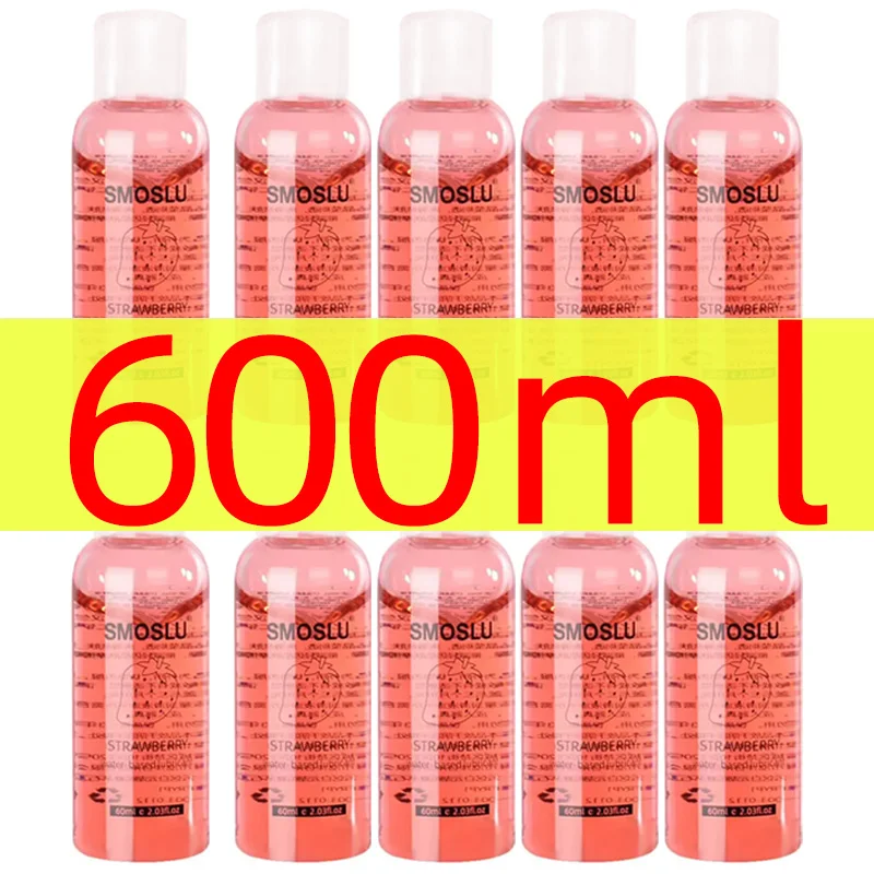 Strawberry Lubricants Safe lubrication Anal Lubricant for Session 600ml Water-based Lube oil Gay Lubricsate Anal Sex Toys Shop