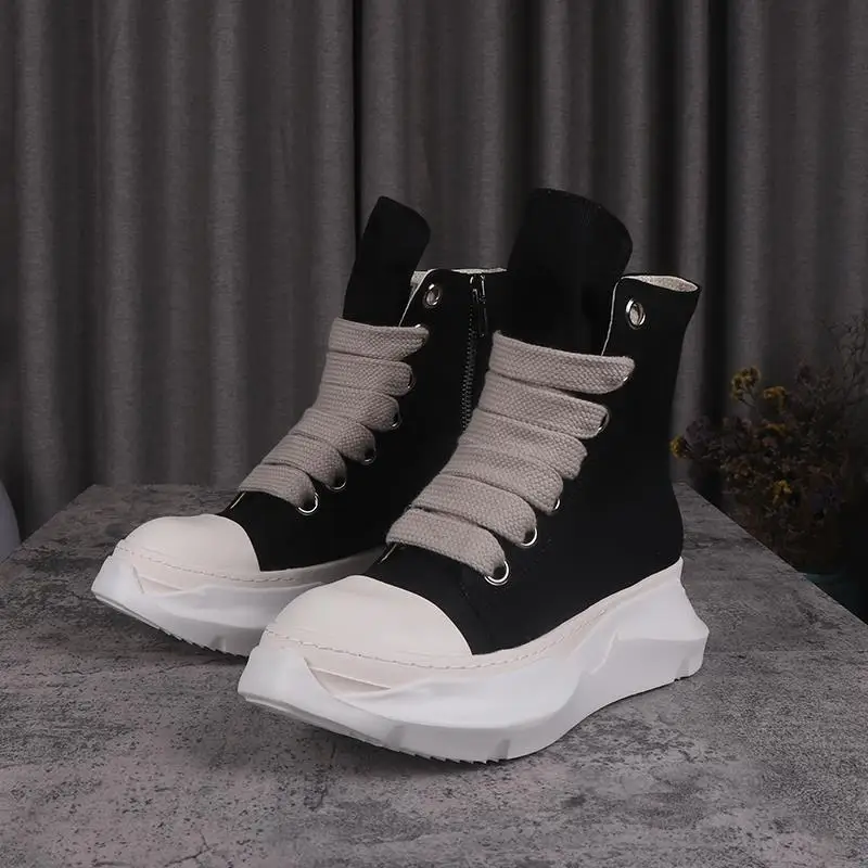 Rick Vintage Canvas Shoes Women Fashion Trainers Women High Top Sneaker Men Autumn Footwear Breathable Sneakers Platform Shoes casual sneakers