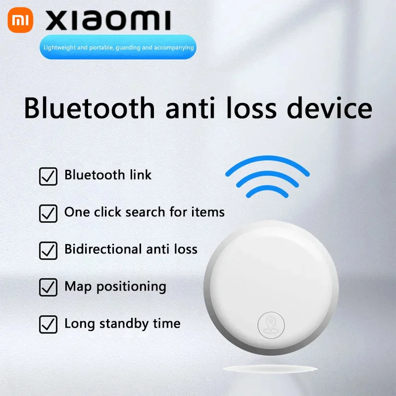 Xiaomi Mini GPS Tracker Device Smart Anti-Lost Reminder anti lost tracker gps locator anti lose tracker item locator anti lost locator For Pets Bag Wallet Bluetooth Portable Finder Air Tag Tracking Locator