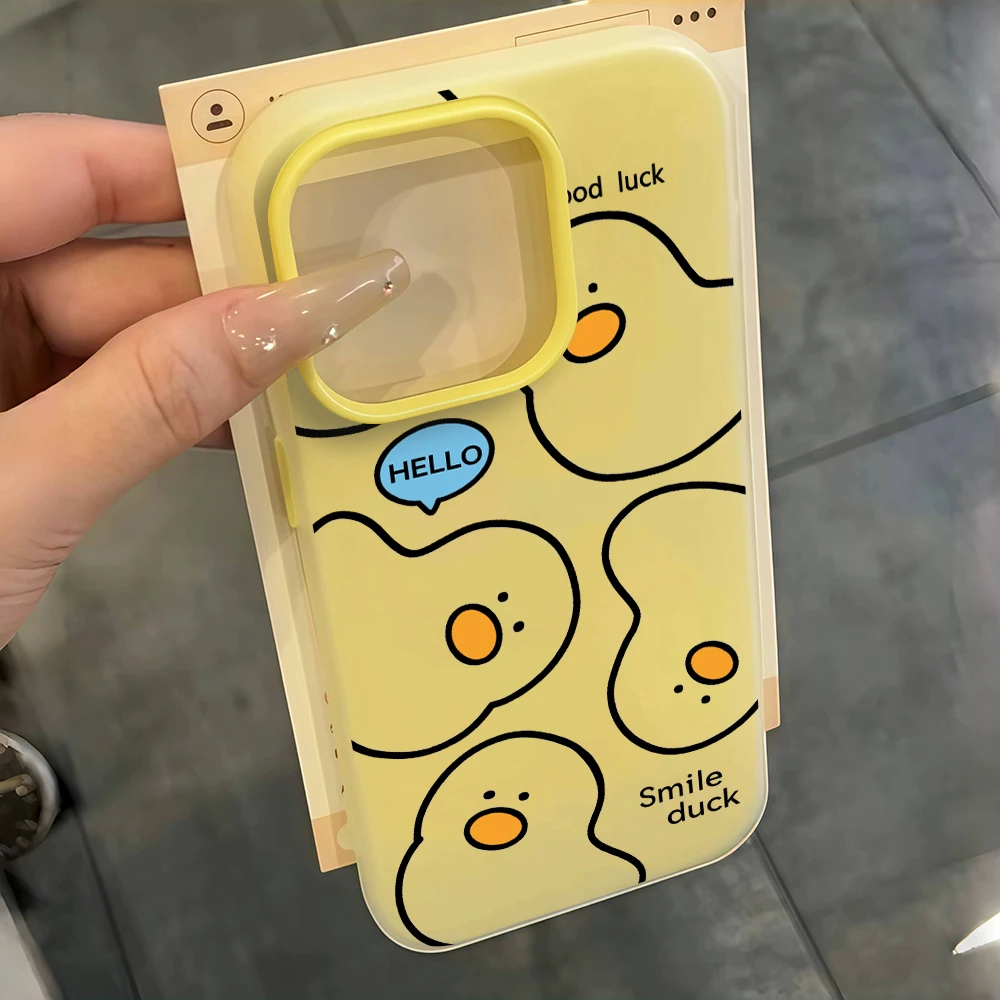 Charming Yellow Duck Silicone Phone Case Cover