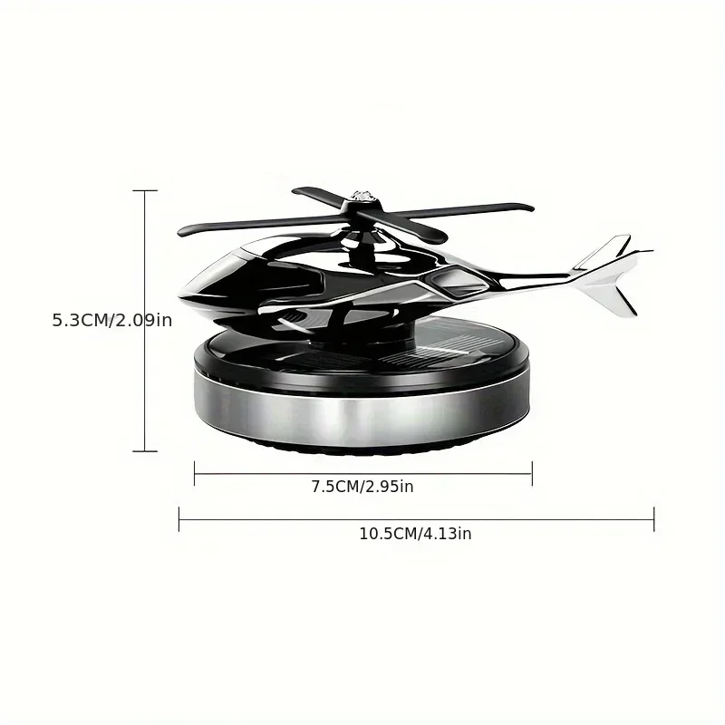Propeller Rotating Flavoring Diffuser Interior Accessories Solar Helicopter Car Air Freshener Interior Accessories Decoration