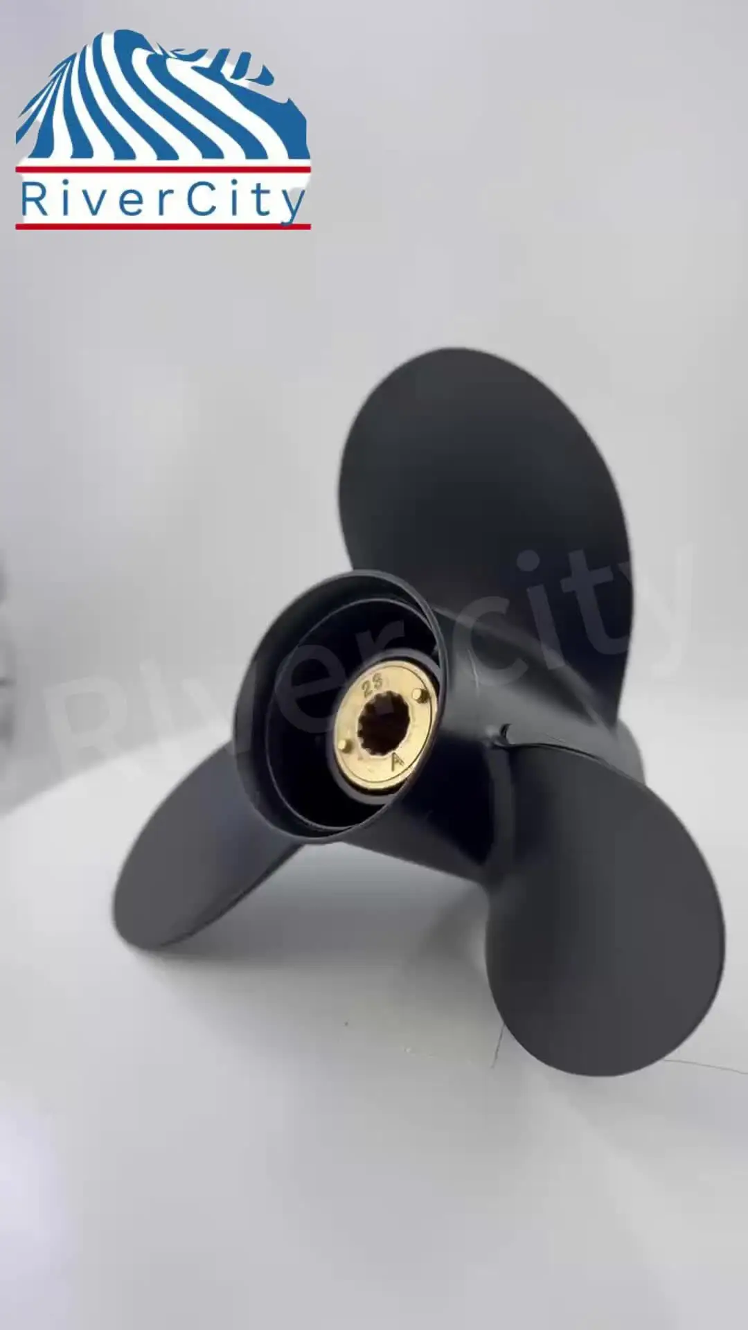 Flish Elica adatta per Mercury 4-Blade Alluminio Elica 10.3 x 13 Passo 25-70HP 4