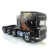 LESU 1/14 8*8 RC Tractor Truck Model Metal Chassis Painted Cabin Set Servo Motor Remote Control Vehicle Car for Boys Toys 3