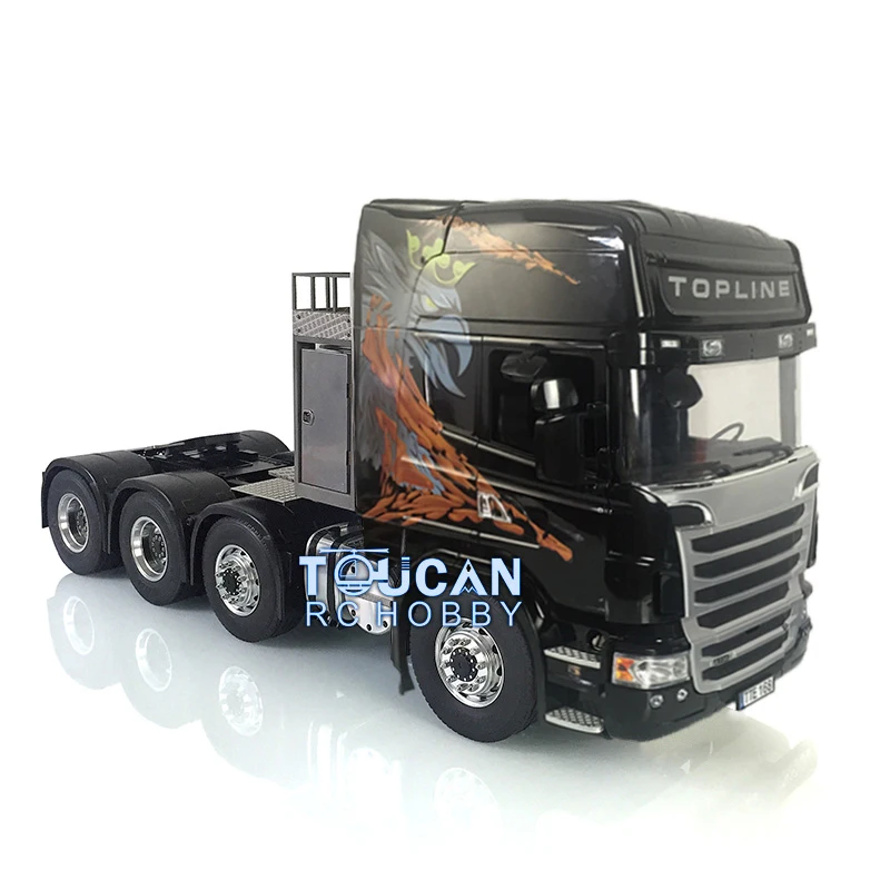 LESU 1/14 8*8 RC Tractor Truck Model Metal Chassis Unassembled Painted Car 802C Servo Motor W/O Light Sound System ESC THZH0936 3