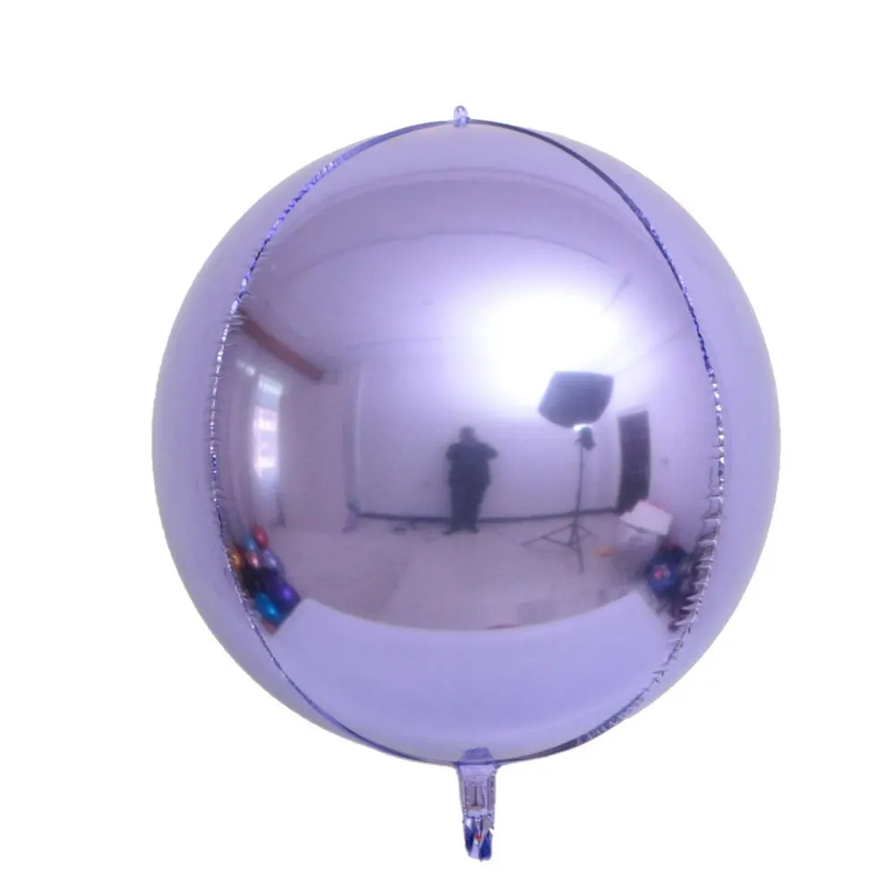 Elevate Your Celebration with Metallic Silver Foil Balloons - Set of 10
