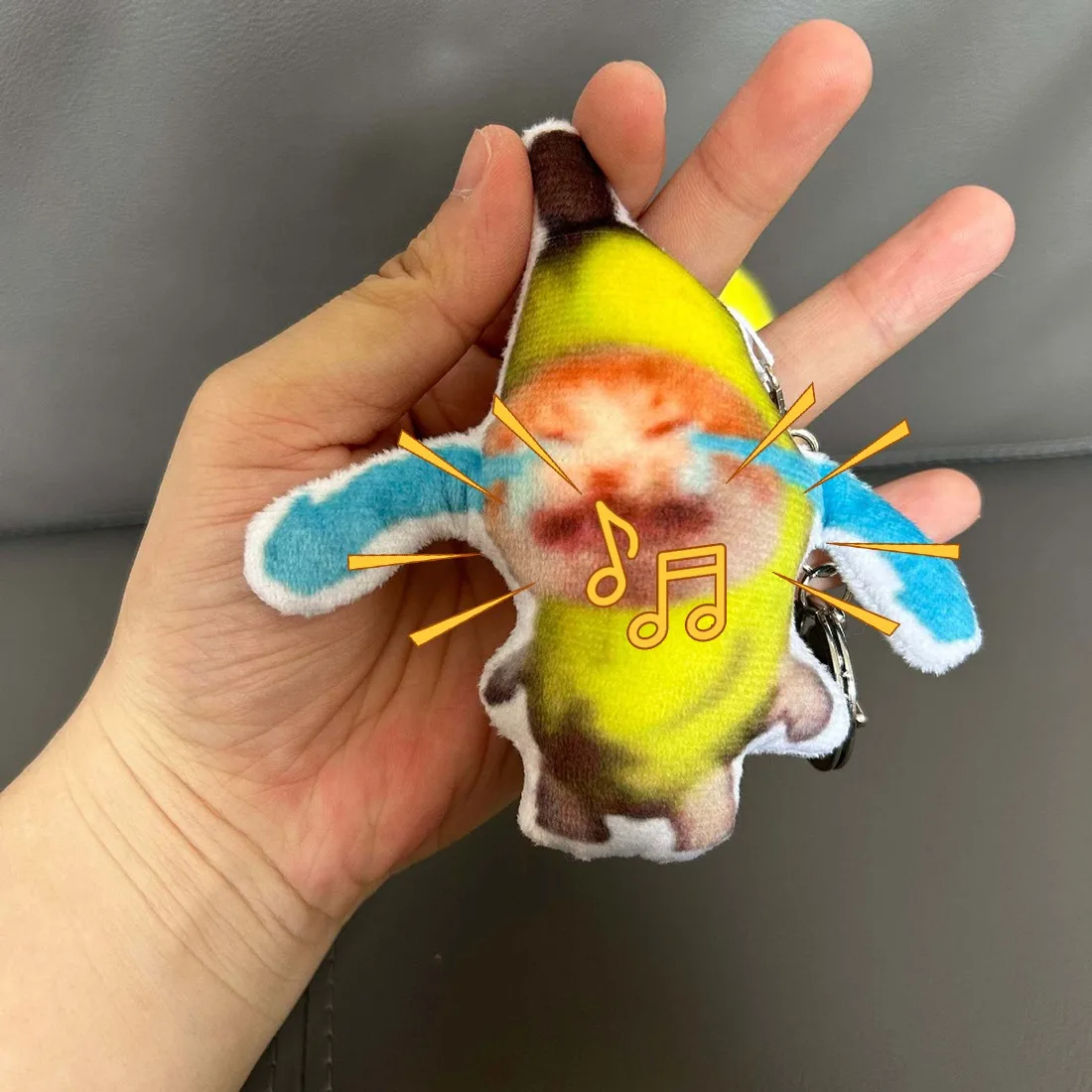 CryingSoundBananaCatKeychainCreativeHappyCatCryingBananaCat
