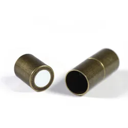 Gold Magnetic Clasps for Jewelry Making - Strong, Versatile, and Elegant Connectors (5 Sets) (Ancient bronze)
