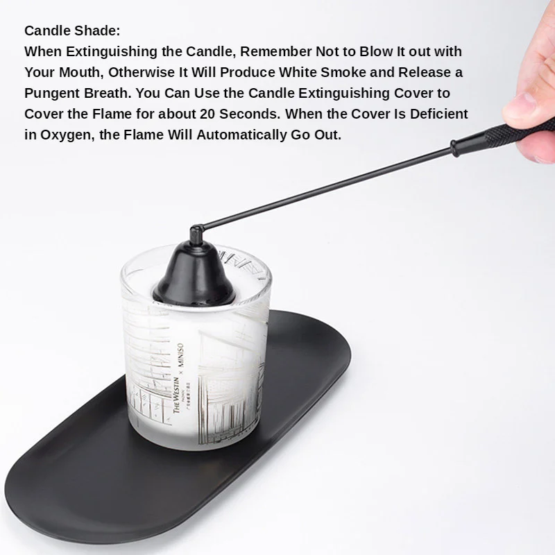 3PCS Wick Trimmer Home Care Modern Candle Tool Set Rustproof Lovers Gift Snuffer Stainless Steel Portable Accessories