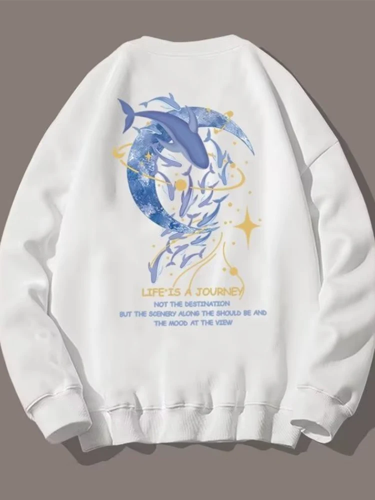 thumbnail image 1 of Sudaderas con estampado de letras de otoño 2023 para hombre, sudaderas con capucha de moda de hip hop, sudaderas con estampado de ballena de anime, sudaderas Y2K, ropa de calle, 1 of 5