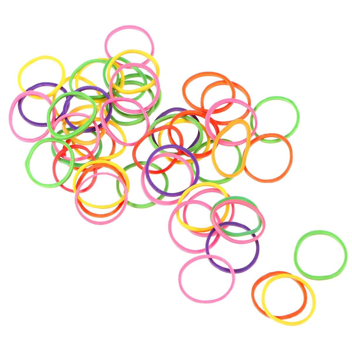 

170 Pcs Hair Elastics & Ties For Pet Hair Bandss Mini Puppy Bows Mixed Color Rubber Bands for Hair Ties For Pet Hair Bandss