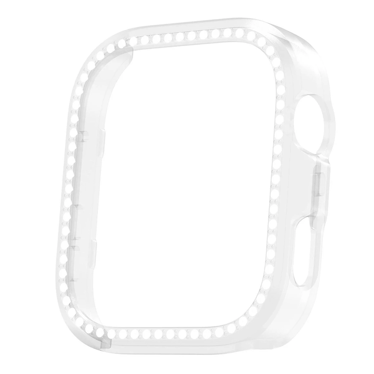Diamond-Embellished All-Around Protective Watch Bumper Cover