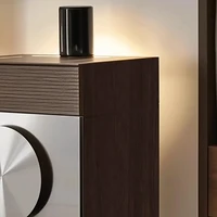 Table de chevet italienne minimaliste Unique Chic luxe table de chevet tendance classique Glamour Criado Mudo Para Quarto meubles pour chambre 3