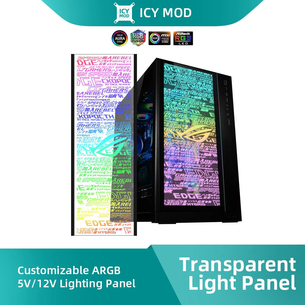 Transperant PC Case Light Panel LIANLI O11 O11XL Dynamic Case DIY LIAN LI Cabinet MOD Customized Panel