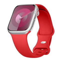 Versatile Silicone Strap - 44mm 45 46 49mm M - L (Red)