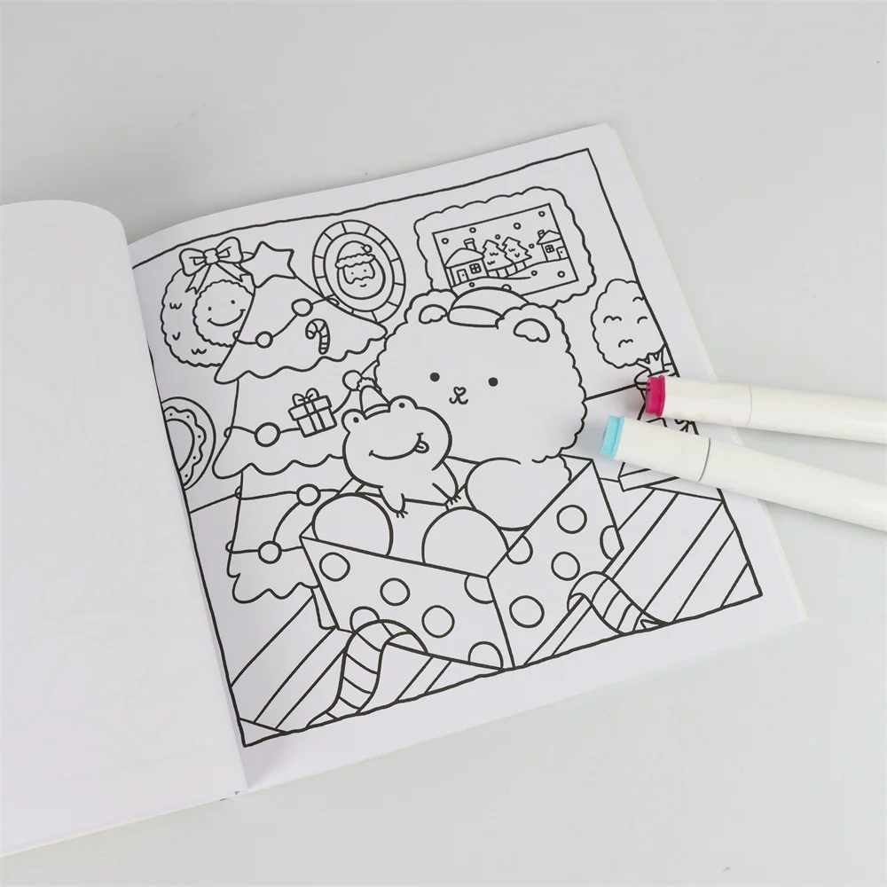 Halloween  HYGGE CHRISTMAS Coloring Book For Adults And Teens Featuring Adorable Creepy Creatures for Halloween Gifts 6