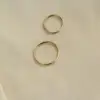 GOLDtutu 14K Gold Simple Nose Hoop Ring for Men and Women, Small Nose Piercings, Au585, kj468 3