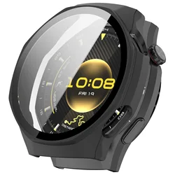 Enhanced Protective Watch Case with Screen Protector - Durable 2 - in - 1 Shell + Tempered Glass Film for GT 6 pro 46mm (Matte Black)