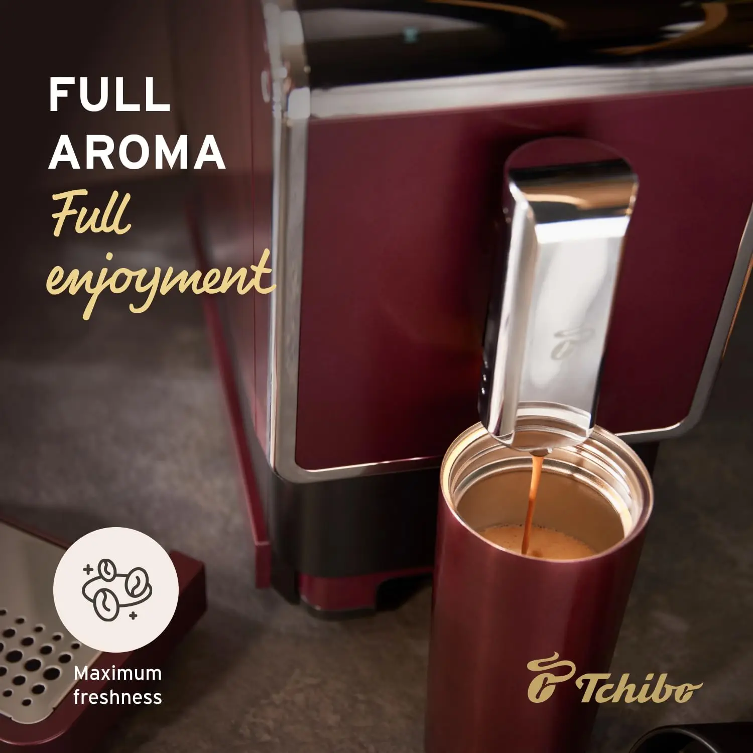 Automatic Espresso & Coffee Machine with Built-in Grinder No Coffee Pods Needed Silver 15.7"D x 8"W x 13.7"H
