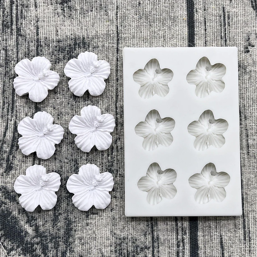Mini Rose Camellia Daisy Flower Silicone Mold for Sugarcraft Cookie Cupcake Chocolate B... - SKU RFSM2209 - UGI Packaging