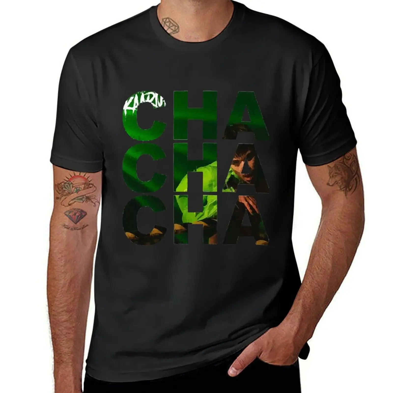 cha cha cha kaarija T-Shirt anime clothes quick-drying aesthetic clothes t shirts men