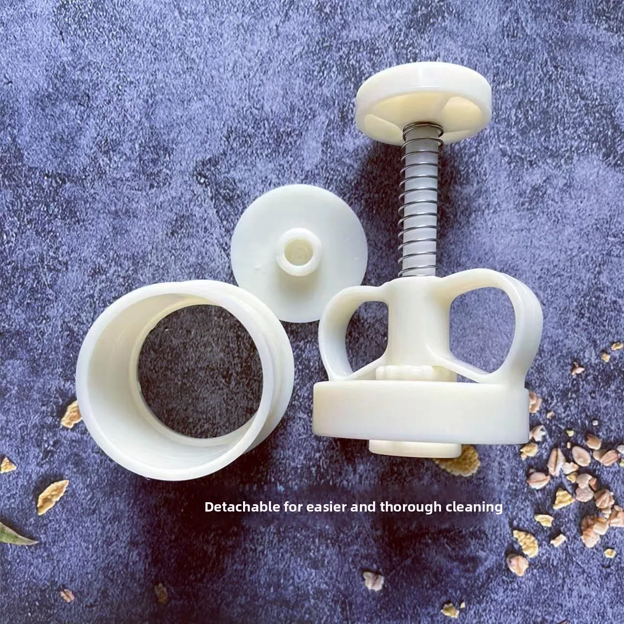 Hand Pr pe Adjustable Thin Pure round  Blank No Pattern Suzhou Sle Crisp Biscuit Mooncake Pr Mold