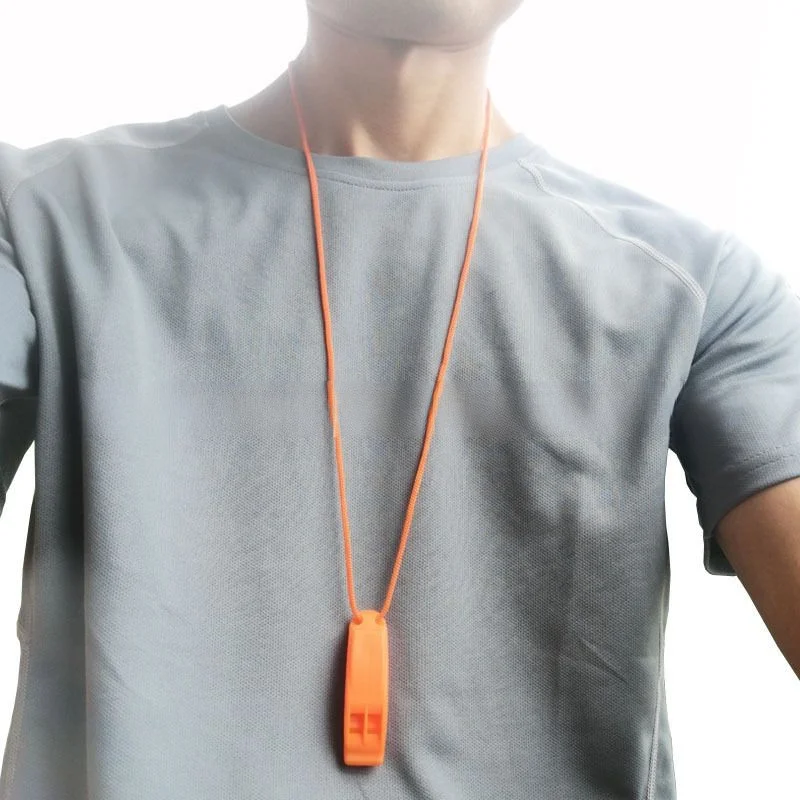 Outdoor Survival Whistle Multifunction Camping Hiking Rescue Emergency Whistle Football Basketball Match Loud 1PCS