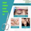 1/2Pcs Professional Makeup Scissors Nails Eyebrow Nose Eyelash Cuticle Trimmer Scissor Manicure Tool Curved Pedicure Scissors 5