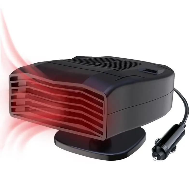 

12V Car Heater 2 In 1 Car Heater Portable Fast Heating 360 Degree Rotatable Desktop Heater Cooling Fan With Overheating