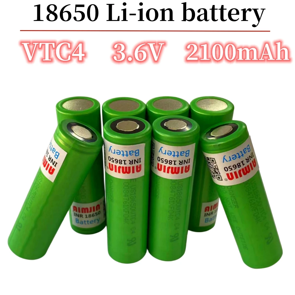 Новый 100% оригинальный 3,6 V US18650VTC4 2100mAh Высокий слив 30A перезаряжаемая батарея Новый 100% оригинальный 3,6 V US18650VTC4 2100mAh Высокий слив 30A перезаряжаемая батарея