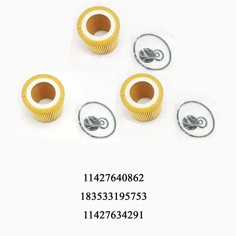 6/3/1 Sets New Engine Oil Filter 11427640862 For BMW 228i 320i 428i 528i X5 Z4 X1 183533195753 11427634291 car oil filter car filter set