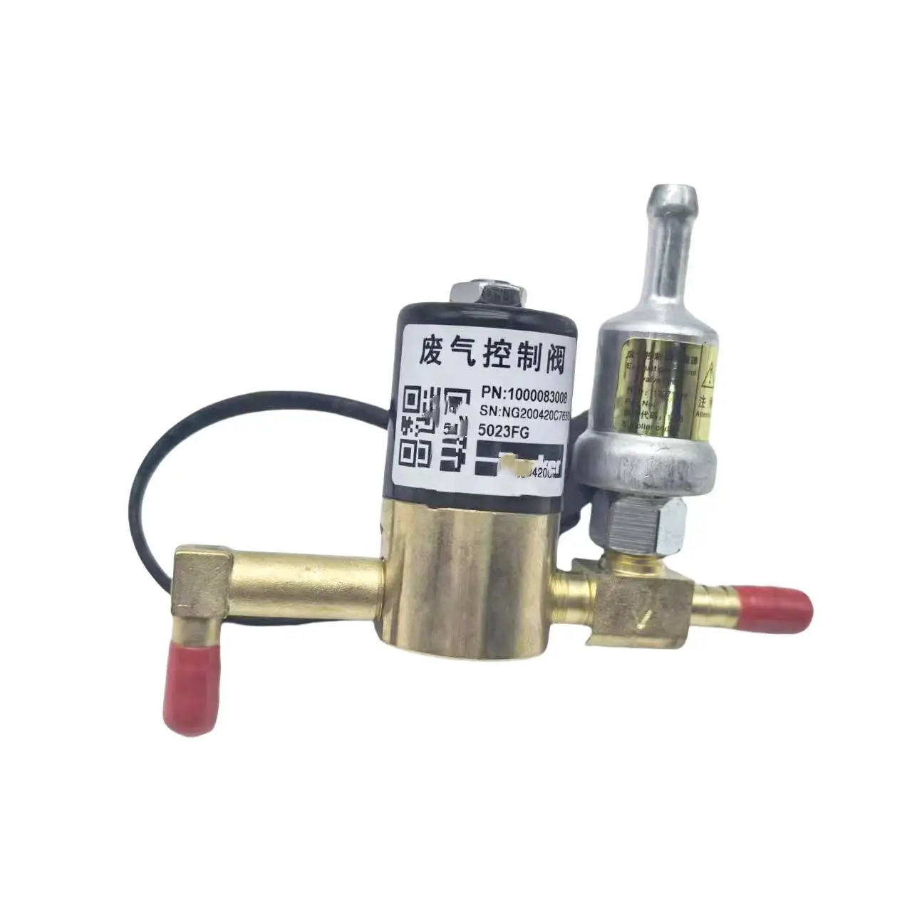 Weichai Gas Engine Accessories 1000083008 Exhaust Gas Control Electromagnetic Valve