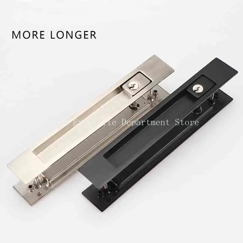 Wooden Door Hanging Wheel Sliding Door Lock Sliding Lock Interior Kitchen Hook Invisible