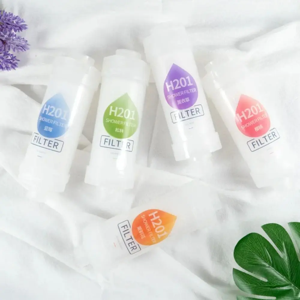 Dechlorination Shower Head Filter Rose Lavender Anti-scaling Shower Scented filter impurities Water Softener 5