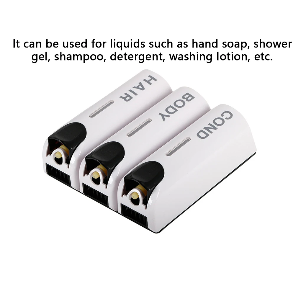 

Тройной дозатор для мыла душевая жидкость для ванной комнаты, кухни, рассеиватель для отеля